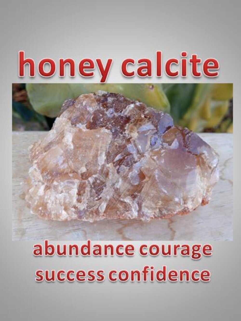 🔥3/$20 honey CALCITE stone rock crystal CHUNK 03 confidence ABUNDANCE success